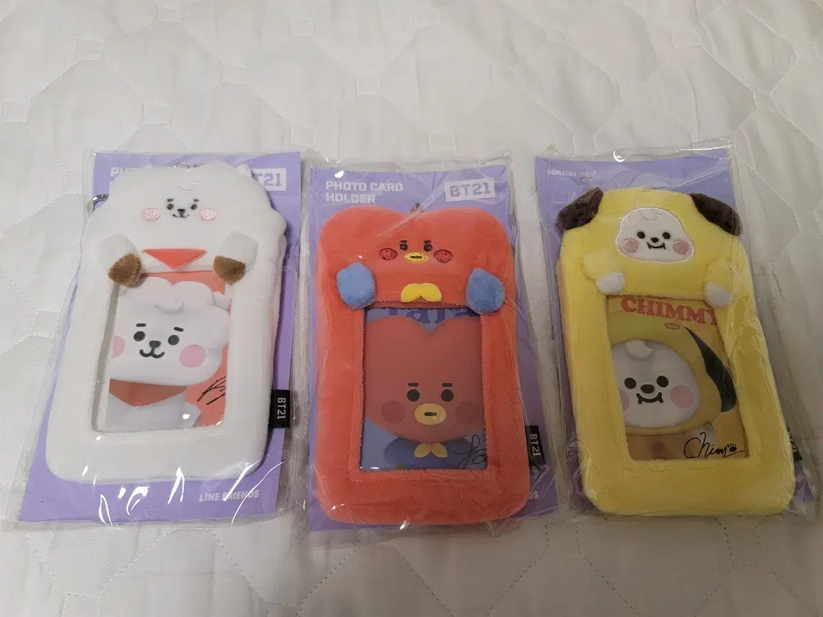 bt21 스터디윗미 포토카드 홀더